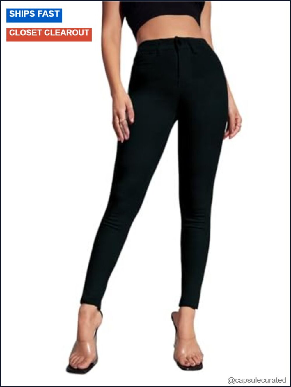High Waisted Ripped Vintage Denim Jeans with Cuffed Hem